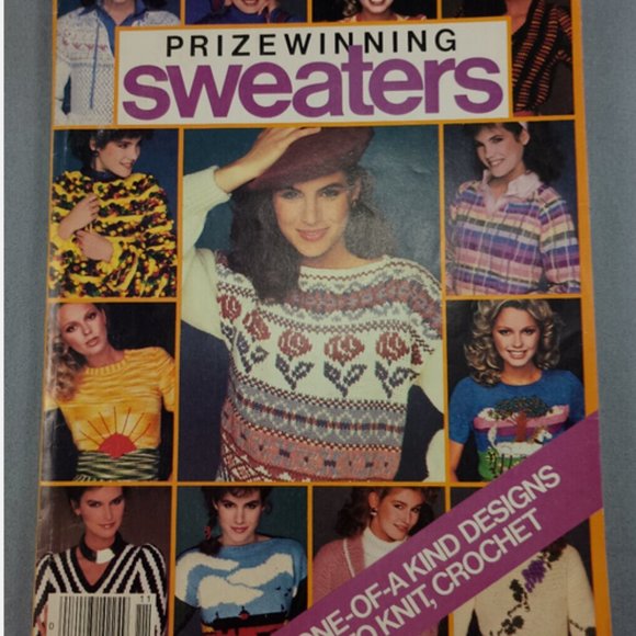 1983 McCalls Design Ideas Vol 11 Prizewinning Sweaters Knit Vtg Crochet Pattern - Picture 1 of 3